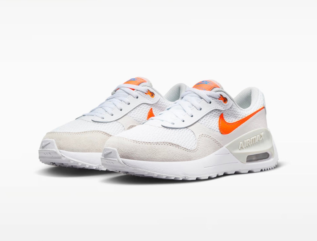 Nike Air Max SYSTM (GS) – White / Total Orange