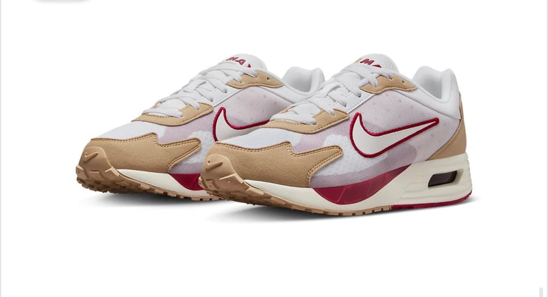 Nike Air Max Solo White Hemp Noble Red Men’s Size 10.5