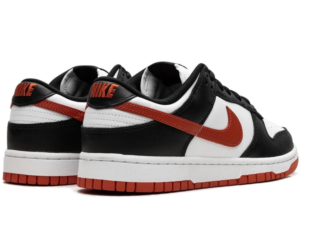 Nike Dunk Low Retro – White / Black / Dragon Red