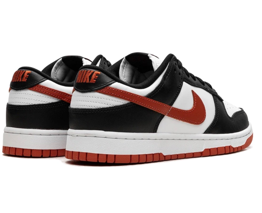 Nike Dunk Low Retro – White / Black / Dragon Red