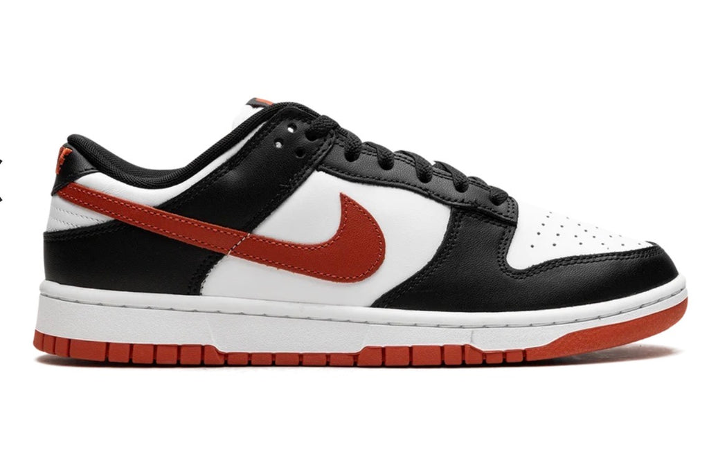Nike Dunk Low Retro – White / Black / Dragon Red