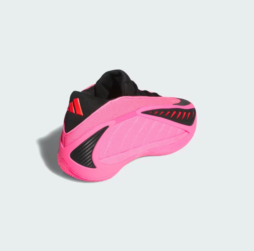 adidas Anthony Edwards 2 J JR2253 - Lucid Pink / Core Black - Youth Size 5 - New With Box