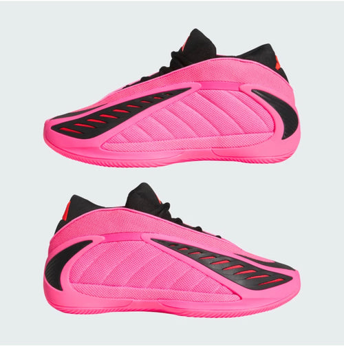 adidas Anthony Edwards 2 J JR2253 - Lucid Pink / Core Black - Youth Size 5 - New With Box
