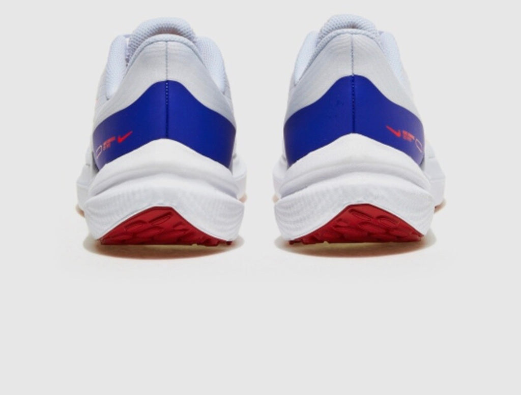 Nike Air Winflo 9 DX3355-100 White/Bright Crimson/Racer Blue - Men's Size 7 - New With Box