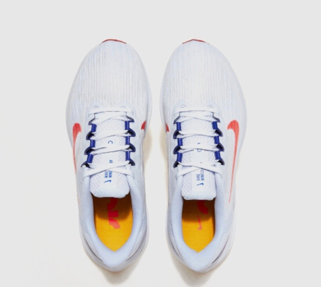 Nike Air Winflo 9 DX3355-100 White/Bright Crimson/Racer Blue - Men's Size 7 - New With Box