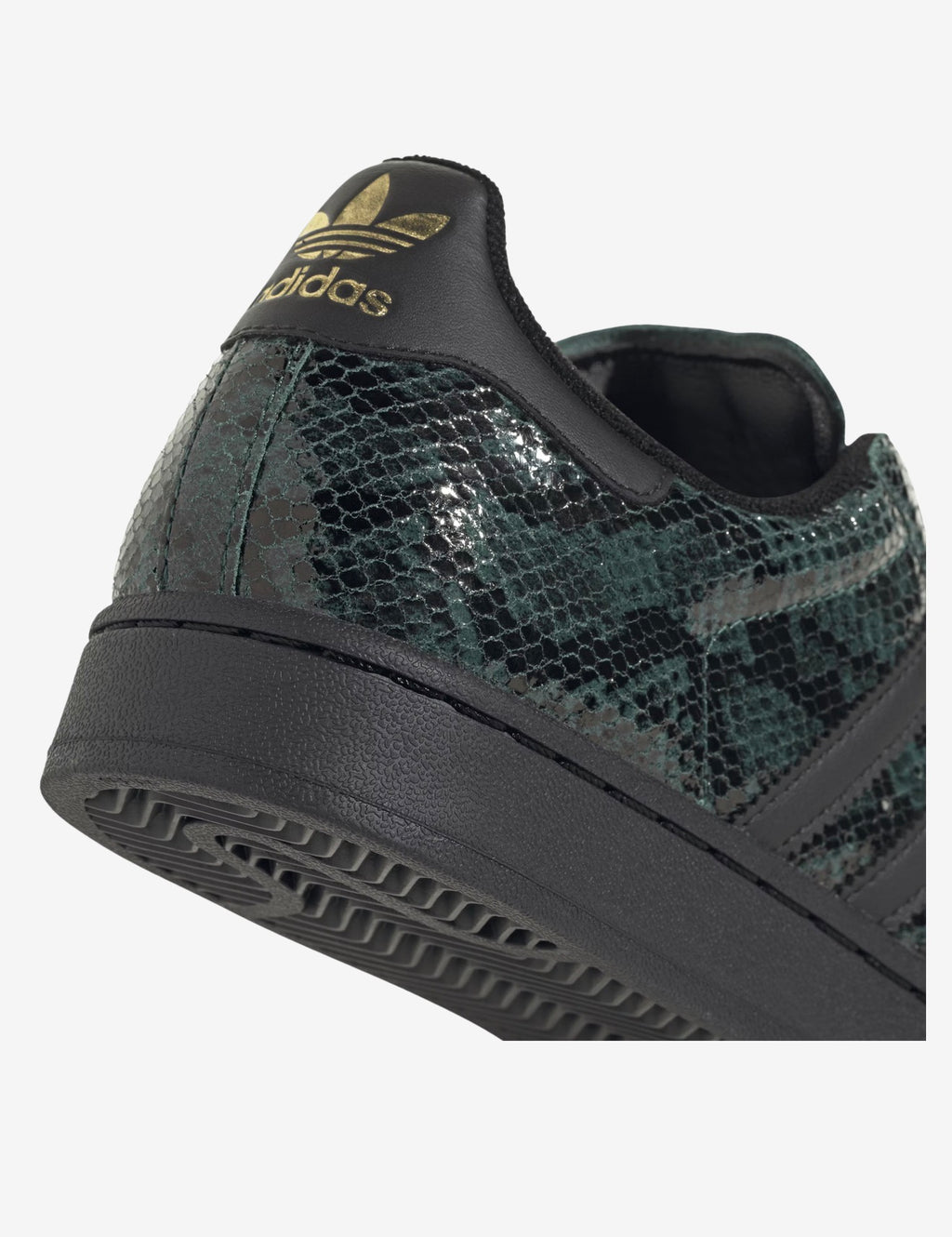 adidas Superstar II W JP8159 - Collegiate Green Snakeskin - Women's Size 7 - New With Box