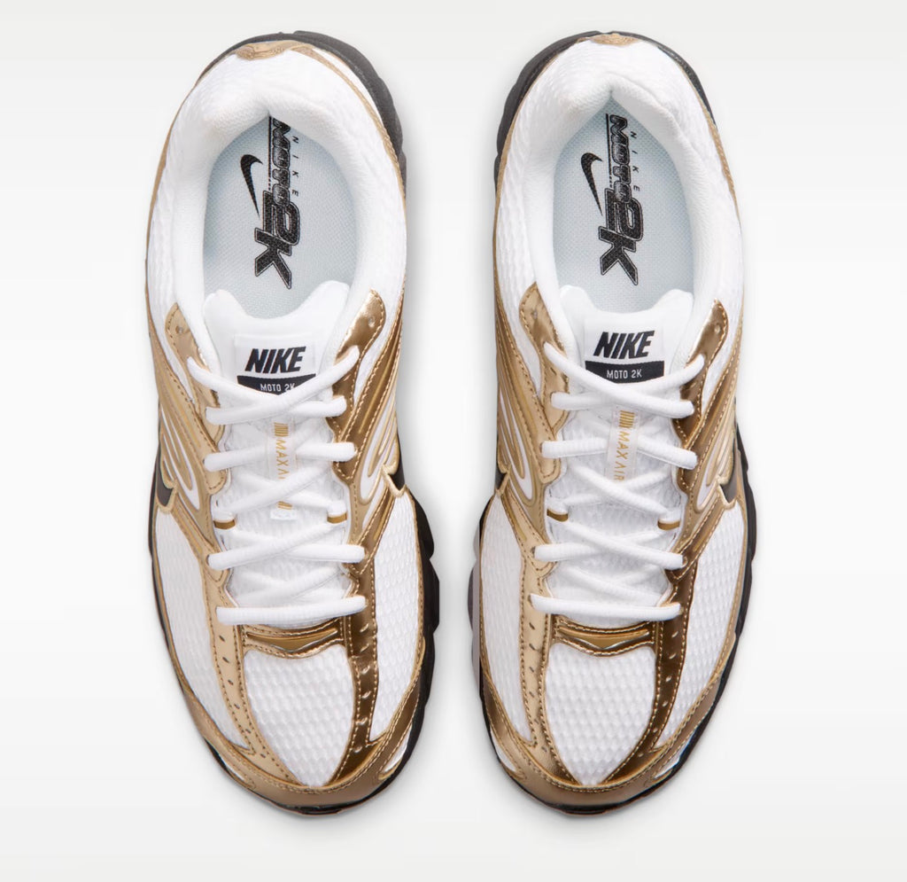 Nike Air Max Moto 2K White Metallic Gold IV2870-100 Men’s Size 10.5 New