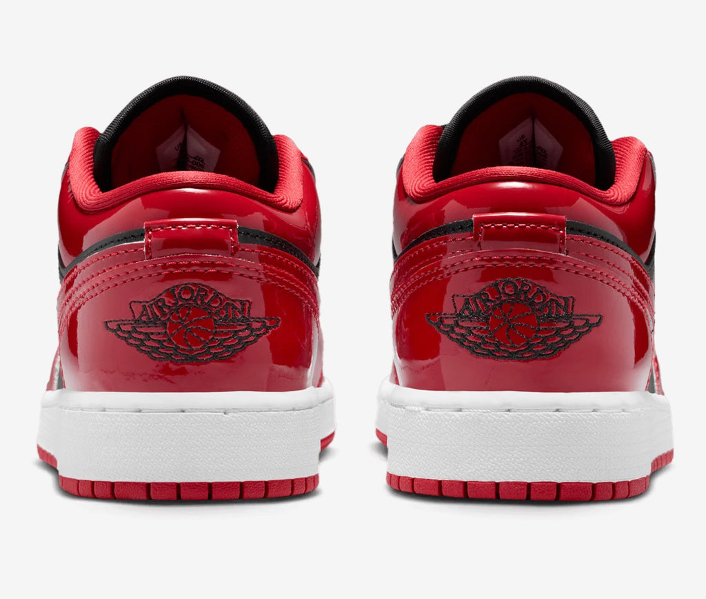 Air Jordan 1 Low SE GS Patent Bred Toe HV4396-006 – Size 6Y