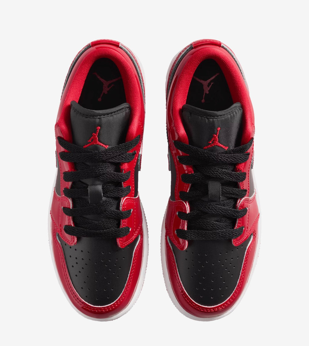 Air Jordan 1 Low SE GS Patent Bred Toe HV4396-006 – Size 6Y