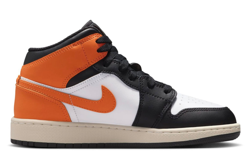 Air Jordan 1 Mid GS Starfish Black Toe DQ8423-801 – Size 6Y