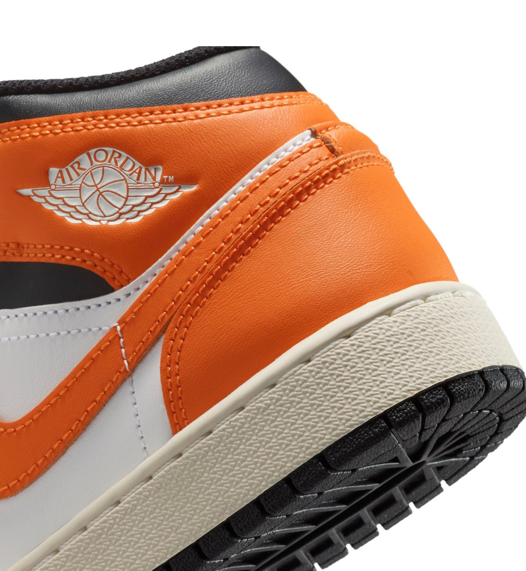 Air Jordan 1 Mid GS Starfish Black Toe DQ8423-801 – Size 6Y