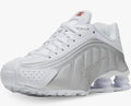 Nike Shox R4 White Metallic Silver – Women’s Size 6