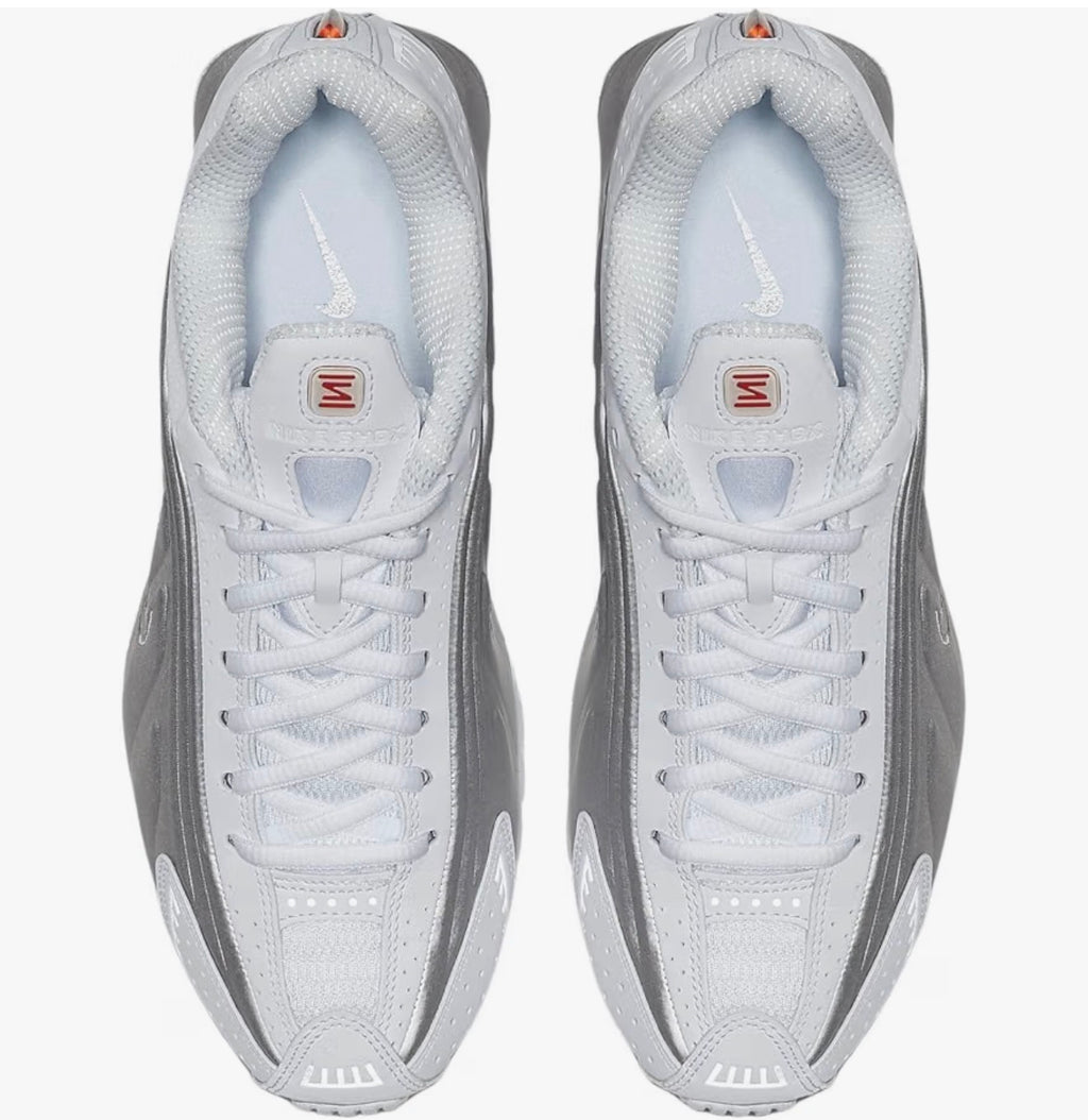 Nike Shox R4 White Metallic Silver – Women’s Size 6