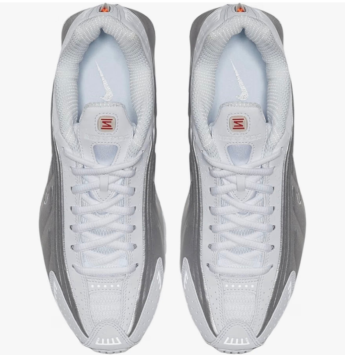 Nike Shox R4 White Metallic Silver – Women’s Size 6