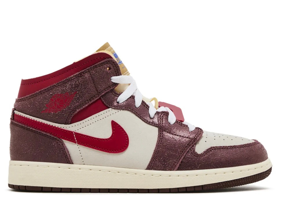 Air Jordan 1 Mid SE “Bread, Butter & Sole” GS – Size 4Y
