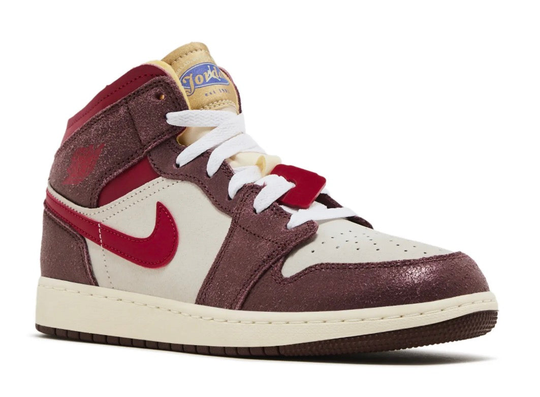 Air Jordan 1 Mid SE “Bread, Butter & Sole” GS – Size 4Y