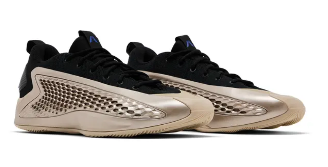 adidas Anthony Edwards 1 Low Champagne Metallic JQ6133 – Men’s Size 10